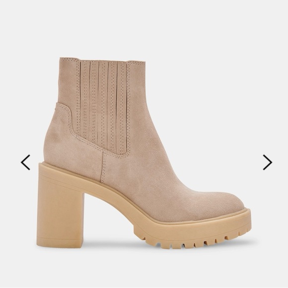 Dolce Vita Caster Dune Suede Waterproof Booties - Picture 4 of 12